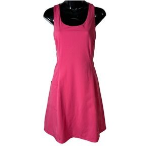 Sweaty Betty Racerback Workout Dress Women's 8-10 Built-in Shorts Hot Pink